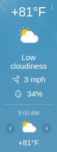 Free Responsive Weather Widget for Website with Automatic location